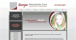 Desktop Screenshot of gaorthocare.com